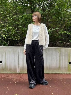 「アイテム（メガネ）」を使った、saya.さん（レディース・159cm・20代）の秋コーディネート