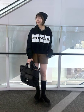 saya.さん(レディース・159cm)の冬コーディネート