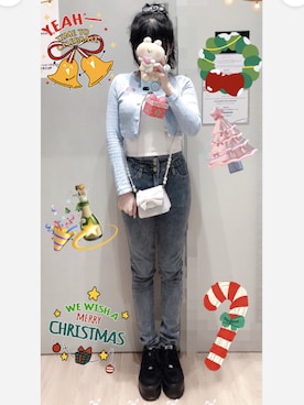 「蝴蝶結」｜Yingさん（レディース・148cm）の冬コーディネート