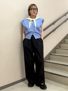「センスオブプレイス」｜ユウリさん（レディース・158cm）の春コーディネート