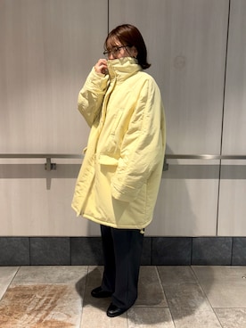 「アイテム（ダウンジャケット/コート）」を使った、ユウリさん（レディース・158cm）の秋コーディネート