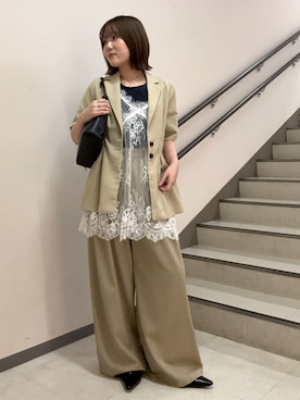 「アイテム（その他アウター）」を使った、ユウリさん（レディース・158cm）の秋コーディネート