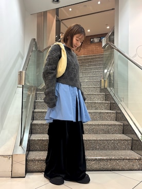 「アイテム（ワンピース/ドレス）」を使った、ユウリさん（レディース・158cm）の冬コーディネート