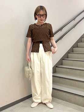 「センスオブプレイス」｜ユウリさん（レディース・158cm）の春コーディネート