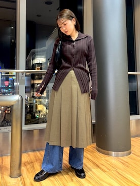 「アイテム（その他シューズ）」を使った、ユウリさん（レディース・158cm）の秋コーディネート