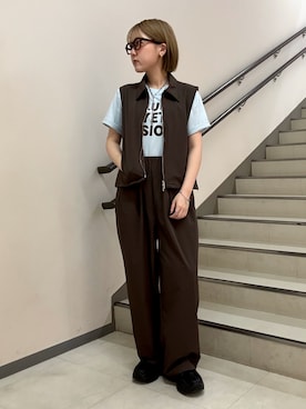 「センスオブプレイス」｜ユウリさん（レディース・158cm）の春コーディネート