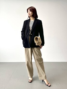 m a k oさん(レディース・164cm)の冬コーディネート