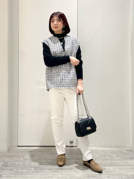 m a k oさん（レディース・164cm）の冬コーディネート