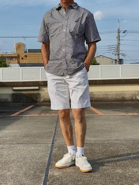「アイテム（パンツ）」を使った、hiro(⁎⁍̴̆Ɛ⁍̴̆⁎)さん（メンズ・177cm）の秋コーディネート