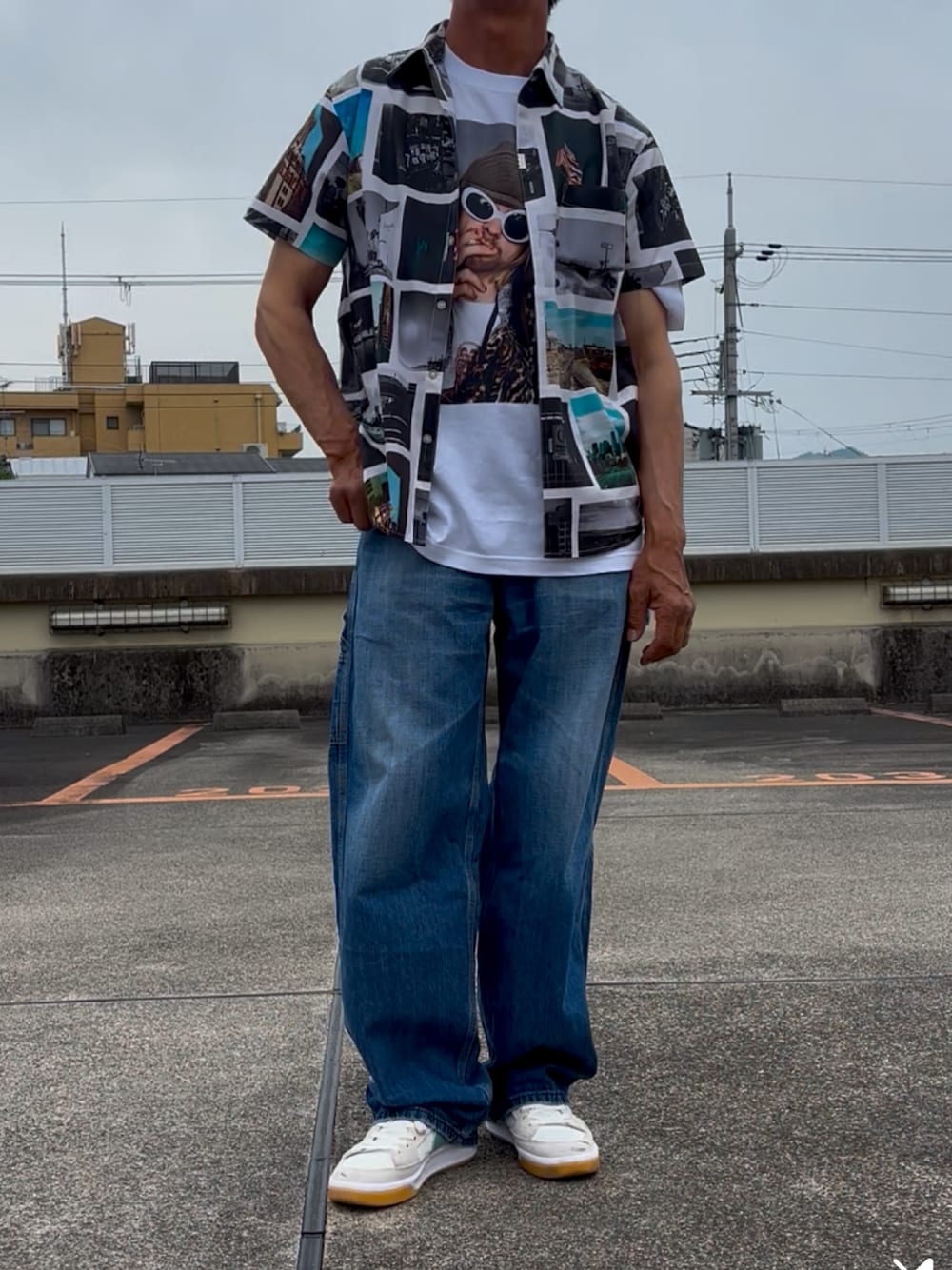 THE CRIMIE cherry chill will コラボ フォト シャツ CRIMIE（クライミー）の「PHOTO SHORT SLEEVE SHIRT x cherry
