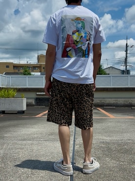 「アイテム（スニーカー）」を使った、hiro(⁎⁍̴̆Ɛ⁍̴̆⁎)さん（メンズ・177cm）の夏コーディネート