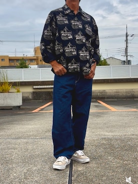 「アイテム（パンツ）」を使った、hiro(⁎⁍̴̆Ɛ⁍̴̆⁎)さん（メンズ・177cm）の秋コーディネート