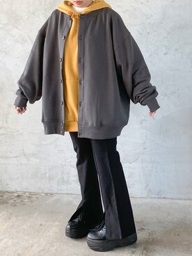 「SUGGESTION（サジェッション）のアイテム」を使った、.nenさん（レディース・148cm）の秋コーディネート