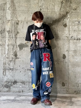 「Jungle Storm（ジャングルストーム）のアイテム（パンツ）」を使った、.nenさん（レディース・148cm）の夏コーディネート