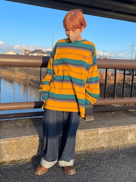 「SUGGESTION（サジェッション）のアイテム」を使った、.nenさん（レディース・148cm）の冬コーディネート