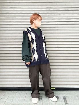 「いいね返し」｜「アイテム（スウェット）」を使った、.nenさん（レディース・148cm）の秋コーディネート