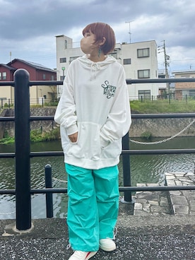 「SUGGESTION（サジェッション）のアイテム」を使った、.nenさん（レディース・148cm）の秋コーディネート