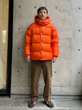 「アイテム（ダウンジャケット/コート）」を使った、mahiroさん（メンズ・174cm・20代）の秋コーディネート