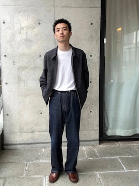 「URBAN RESEARCH（アーバンリサーチ）のアイテム（ブルゾン）」を使った、mahiroさん（メンズ・174cm）の春コーディネート