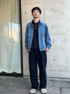「イチ推しデニムコーデ」｜「アイテム（ジャケット/アウター）」を使った、mahiroさん（メンズ・174cm）の秋コーディネート