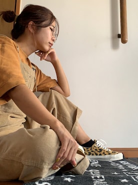 「Java（ジャバ）のアイテム」を使った、  あんこちゃんさん（レディース・153cm）の秋コーディネート
