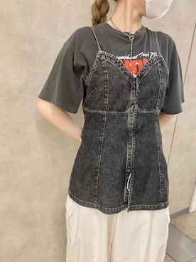 「ootd」｜アンダープラウ AEON釧路店さん（レディース・158cm）の夏コーディネート