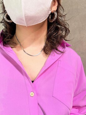 「SLY（スライ）のアイテム（アクセサリー）」を使った、アンダープラウ AEON釧路店さん（レディース・151cm）の春コーディネート