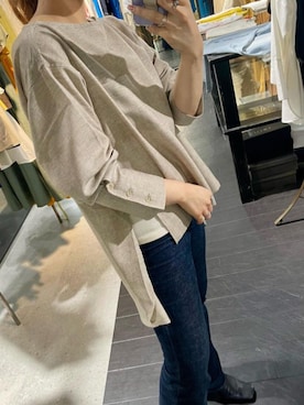 「M_（エムアンダーバー）のアイテム」を使った、アンダープラウ AEON釧路店さん（レディース・158cm）の夏コーディネート