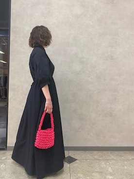 「シンプル」｜「アイテム（シャツワンピース）」を使った、アンダープラウ AEON釧路店さん（レディース・151cm）の春コーディネート