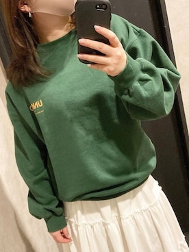 「Ungrid（アングリッド）のアイテム（スウェット）」を使った、アンダープラウ AEON釧路店さん（レディース・150cm）の冬コーディネート