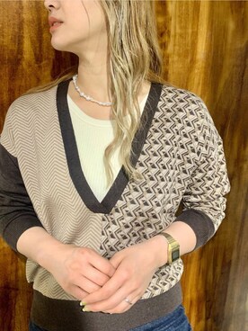 「LAYMEE（レイミー）のアイテム」を使った、アンダープラウ AEON釧路店さん（レディース・158cm）の夏コーディネート