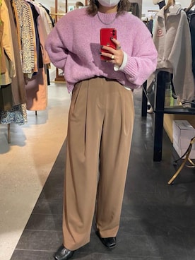 「CREDONA（クレドナ）のアイテム」を使った、アンダープラウ AEON釧路店さん（レディース・151cm）の冬コーディネート