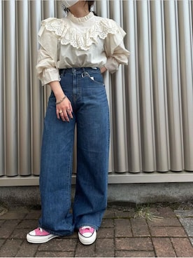 「CREDONA（クレドナ）のアイテム」を使った、アンダープラウ AEON釧路店さん（レディース・151cm）の春コーディネート