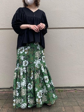 「CREDONA（クレドナ）のアイテム」を使った、アンダープラウ AEON釧路店さん（レディース・151cm）の夏コーディネート