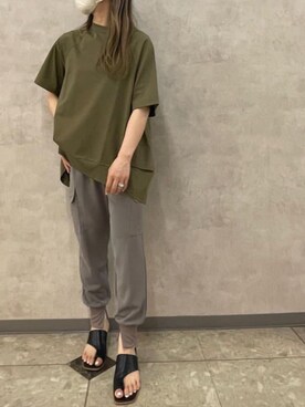 「Cynical（シニカル）のアイテム」を使った、アンダープラウ AEON釧路店さん（レディース・158cm）の夏コーディネート