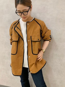 「Cynical（シニカル）のアイテム」を使った、アンダープラウ AEON釧路店さん（レディース・158cm）の夏コーディネート