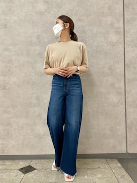 「CREDONA（クレドナ）のアイテム」を使った、アンダープラウ AEON釧路店さん（レディース・158cm）の夏コーディネート