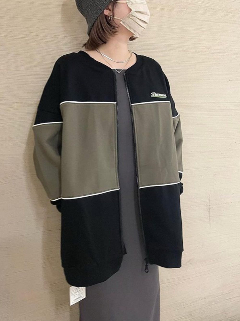 SLY(スライ)の「COLOR BLOCKING PIPING 2WAY SW カラー ブロッキング