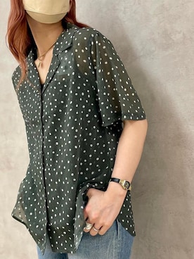 「CREDONA（クレドナ）のアイテム」を使った、アンダープラウ AEON釧路店さん（レディース・157cm）の夏コーディネート