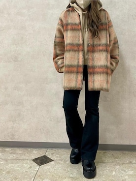 「Cynical（シニカル）のアイテム」を使った、アンダープラウ AEON釧路店さん（レディース・158cm）の秋コーディネート