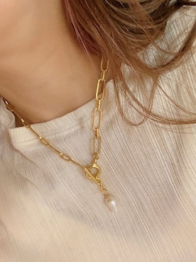 「アイテム（チョーカー）」を使った、アンダープラウ AEON釧路店さん（レディース・158cm）の夏コーディネート