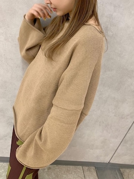 「アイテム（トップス、ブラウン系）」を使った、アンダープラウ AEON釧路店さん（レディース・158cm）の夏コーディネート