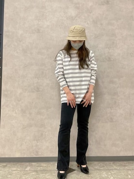 「CREDONA（クレドナ）のアイテム」を使った、アンダープラウ AEON釧路店さん（レディース・158cm）の夏コーディネート