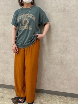 「CLOCHE（クロシェ）のアイテム」を使った、アンダープラウ AEON釧路店さん（レディース・151cm）の夏コーディネート