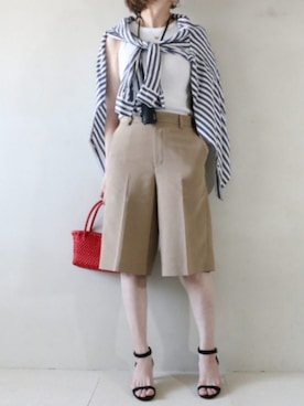 「IENA（イエナ）のアイテム（パンツ）」を使った、kotetuさん（レディース・162cm）の夏コーディネート