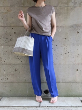 「PALOROSA（パロローサ）のアイテム」を使った、kotetuさん（レディース・160cm）の夏コーディネート