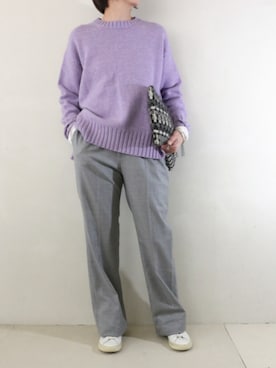 「AP STUDIO（エーピーストゥディオ）のアイテム（パンツ）」を使った、kotetuさん（レディース・162cm）の冬コーディネート