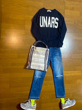 「UNITED ARROWS（ユナイテッドアローズ）のアイテム（スウェット）」を使った、marumikaさん（レディース・152cm）の春コーディネート