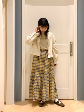 さ や か  ☺︎さん（レディース・160cm）の春コーディネート