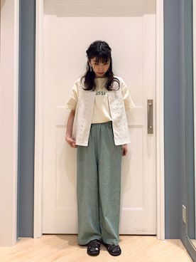 「リバーシブル」｜「アイテム（サンダル）」を使った、さ や か  ☺︎さん（レディース・160cm）の春コーディネート
